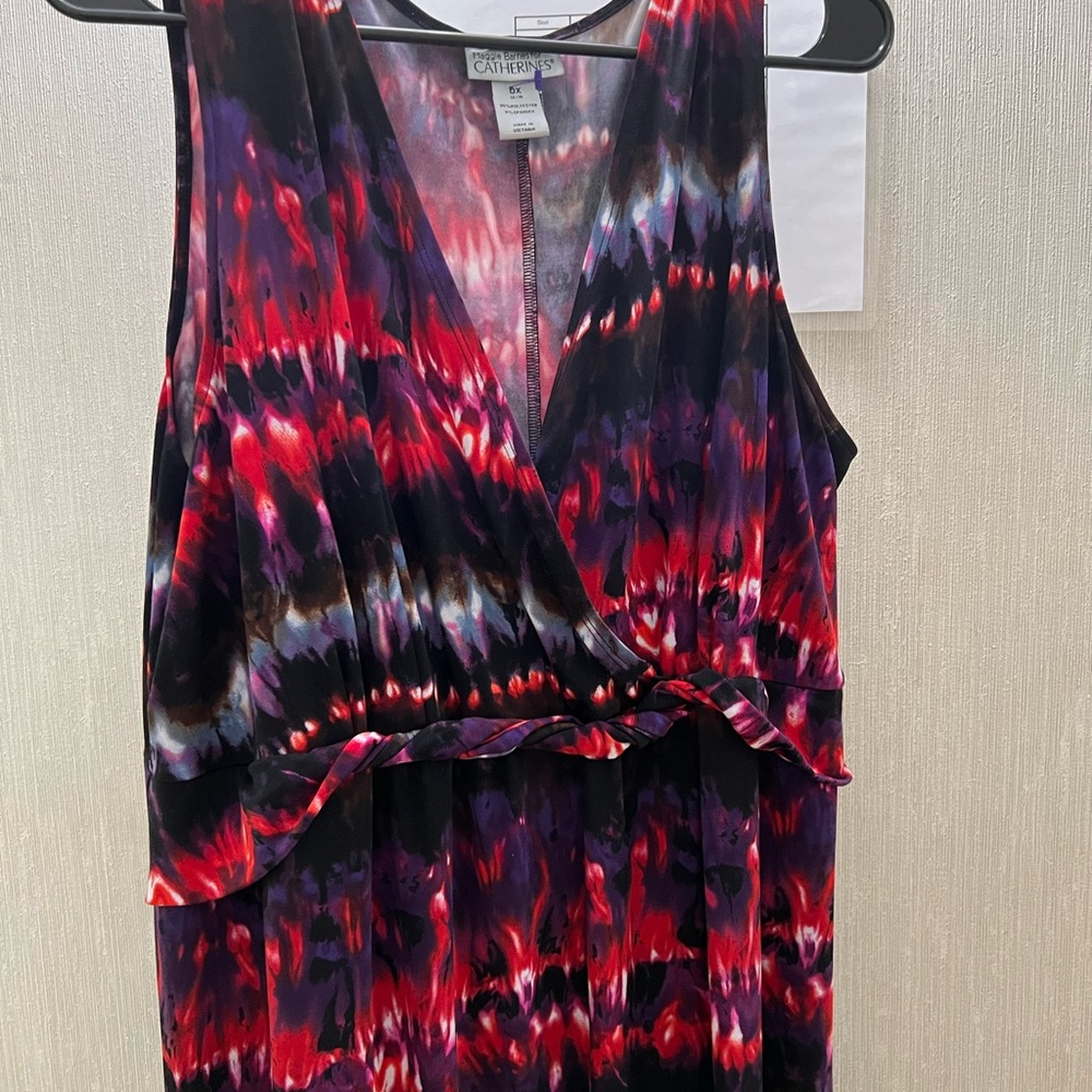 Catherines Multicolor Tie-Dye Dress